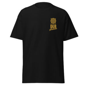 Dub Station Pocket Logo T-Shirt – Black/Gold